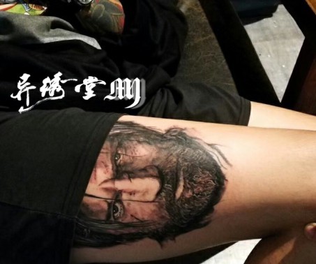 权利的游戏 肖像纹身 人物纹身 黑白纹身 写实纹身 my